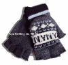 Jacquard knitted magic gloves