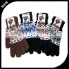 Fashion Jacquard gloves