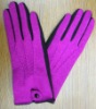 Wholesale woolen glove cashmere lady glove