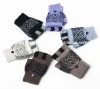 Jacquard winter knitted wool gloves