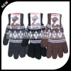 Jacquard wool glove