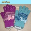 Wholesale Lastest fashional knitted winter gloves