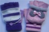 Wholesale fashion ladies wool knitted mitten glove