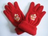 Wholesale cartoon fleece gloves glove