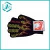 Wholesale New sports fashion black and yellow fibre glove