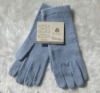 Wholesale Shetland wool/Lambswool plain knitted winter fashion glove