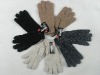 Wholesale europe style knitted winter wool glove