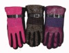 Wholesale women's ski gloves with new design