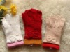 knitted fingerless glove
