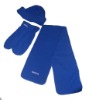 Wholesale Winter gift items fleece scarf hat gloves