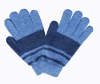 Wholesale 2011 children new fashion striped knitted winter magic glove
