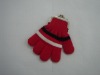 Wholesale Knitting stripe fashion child gloves