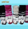 Wholesale knitted winter glove for ladies