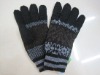 Wholesale winter knitted woolen gloves