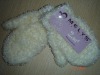 Wholesale Knitting fashion feather yarn gloves