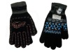 rubber printed men glove