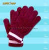 Wholesale New design knitted acrylicglove
