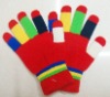 Wholesale colourful girl gloves