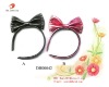 Wholesale 2011 fashion feather ribbon flower bowknot hair clip elastic hair accessories headhand