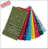 Wholesale popular cotton bandana,printed bandana,headwear
