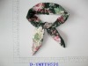 Wholesale Dignity cony ears hair bandana with peony print
