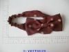 New Design Hair Accessory Elastic Hair Band in Burgandy Color