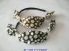Fashion women's head band in doted satin