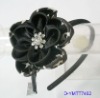 Wholesale Fashion black hair band with ssallow print