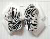 Wholesale 2011 Hot animal print fashion hair bow barretteHBB-12-246
