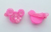 Wholesale hair decoration polyresin Multi-Color Cute fashion barrette