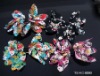 Wholesale HOT SELLING 4.5 CM HAIR CLIPS W/ FABRIC BOWTIE