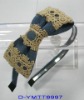 Wholesale Jean hair band with lace