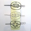 Metal barrette/hair accessory