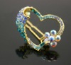 heart hair clips