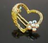 heart hair clips