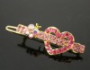 Wholesale heart rhinestone hair clips