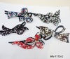 Wholesale fabric covered butterfly hair clip