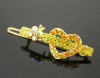 Wholesale heart rhinestone hair clips