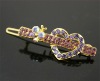 Wholesale heart rhinestone hair clips