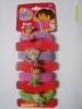 Wholesale fashion PVC hair charm/ barrette/ hair ring/ hair rope