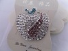 Wholesale Rhinestone Floral Ponytail Holders