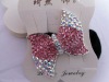 Wholesale Rhinestone Floral Ponytail Holders