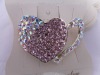 Wholesale Rhinestone heartPonytail Holders