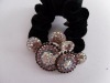 Wholesale Rhinestone bear Ponytail Holders
