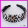 Wholesale Fashion flannelette leopard headband