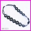 Wholesale Fashion magic pu flower elastic band