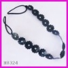 Wholesale Fashion magic pu flower elastic band