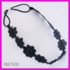 Wholesale Fashion magic fabric flower elastic band