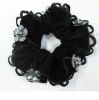 Wholesale lady's black stretched hair band