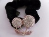 Wholesale Rhinestone cherry Ponytail Holders